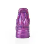 3.3/4.2/4.6 IN Purple Silicone Dragon Head Penis Extension - Image 6