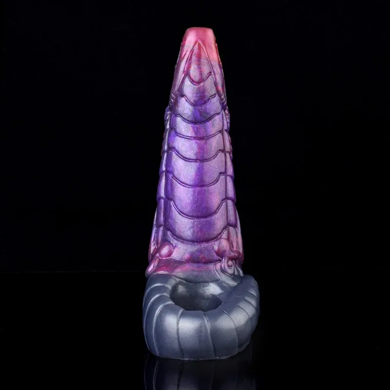 8 IN Purple Dragon Cock Sleeve Silicone Penis Sheath 5 8 IN Purple Dragon Cock Sleeve Silicone Penis Sheath 5