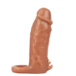 6.4 IN Fantasy Penis Extension Soft Silicone Cock Sheath - Image 3