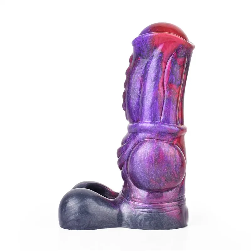 a42c2d4f0cc801e3 Fantasy Knot Horse Cock Sleeve Men Penis Extensions