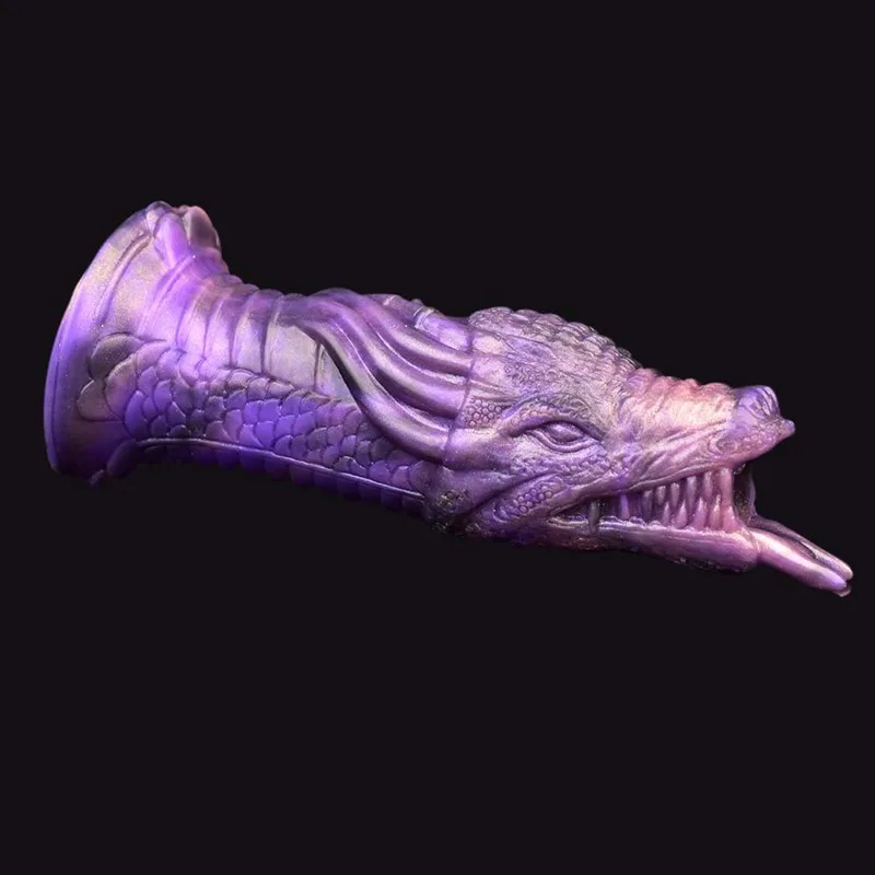 6.9 IN Silicone Fantasy Dragon Head Penis Sheath 6 6.9 IN Silicone Fantasy Dragon Head Penis Sheath 6