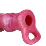 5.3/6.5 IN Knot Cock Sleeve Silicone Men Penis Sheath - Image 7