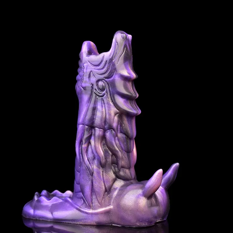 5.9 IN Dragon Cock Sleeve Silicone Exotic Penis Extension 4 5.9 IN Dragon Cock Sleeve Silicone Exotic Penis Extension 4