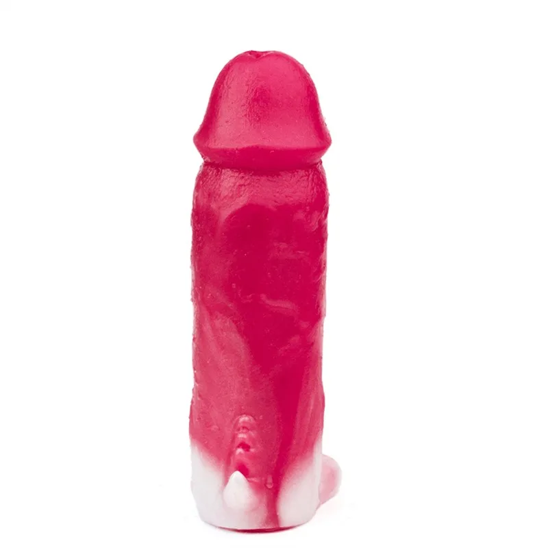 aa95297cab70e9ce 6.4 IN Fantasy Penis Extension Soft Silicone Cock Sheath - Image 7