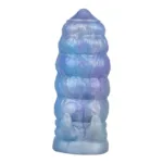 5.6 IN Blue Alien Penis Sleeve Soft Silicone Cock Sheath - Image 4