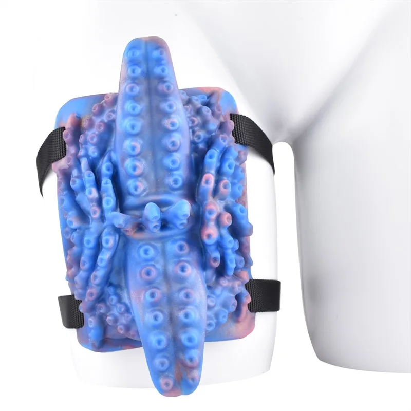 b14f02e33f20f98c Strap On Tentacle Grinder Blue Grinding Toy for Women - Image 4