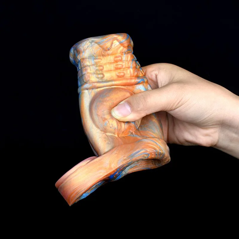 4.5 IN Fantasy Knot Cock Sleeve Open Tip Penis Extender 14 4.5 IN Fantasy Knot Cock Sleeve Open Tip Penis Extender 14