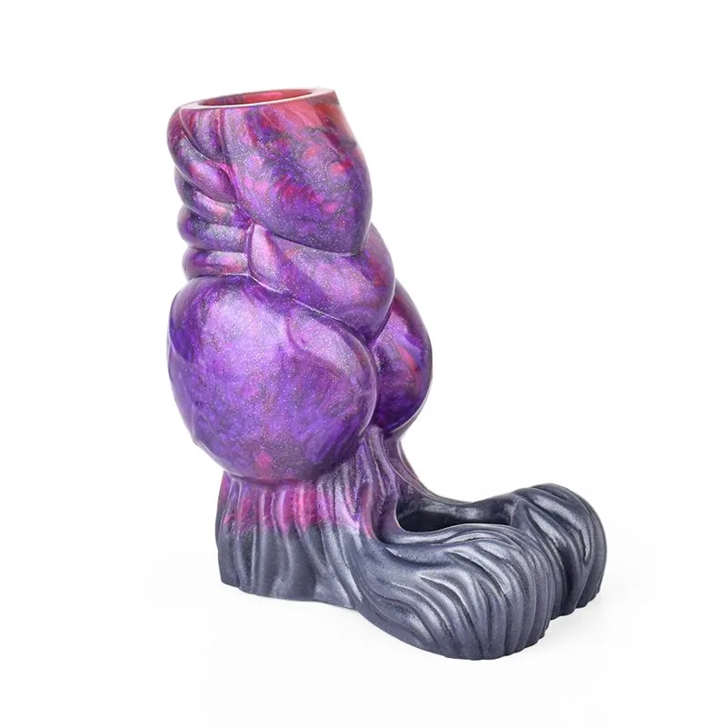 bb40be83cac6fa31 5.2 IN Big Knot Sheath Fantasy Silicone Penis Extender - Image 3