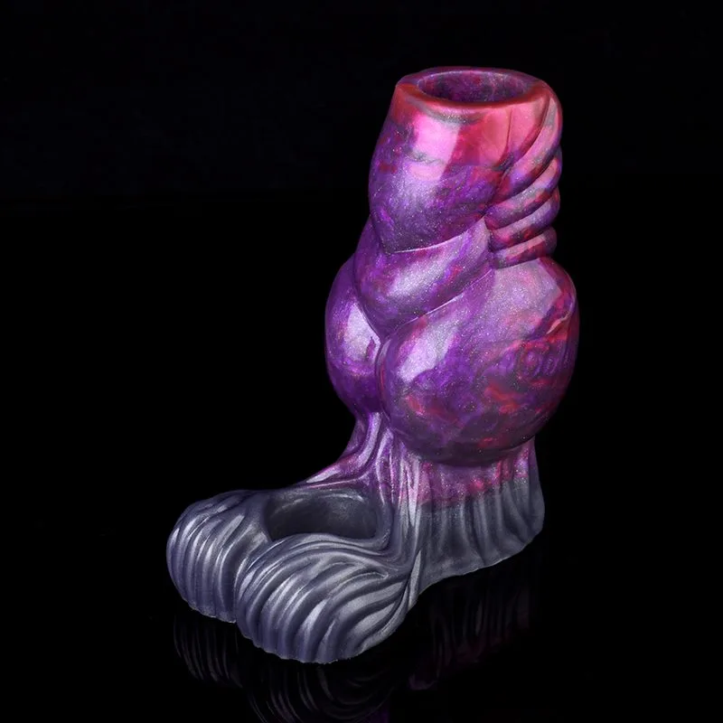 5.2 IN Big Knot Sheath Fantasy Silicone Penis Extender 2 5.2 IN Big Knot Sheath Fantasy Silicone Penis Extender 2