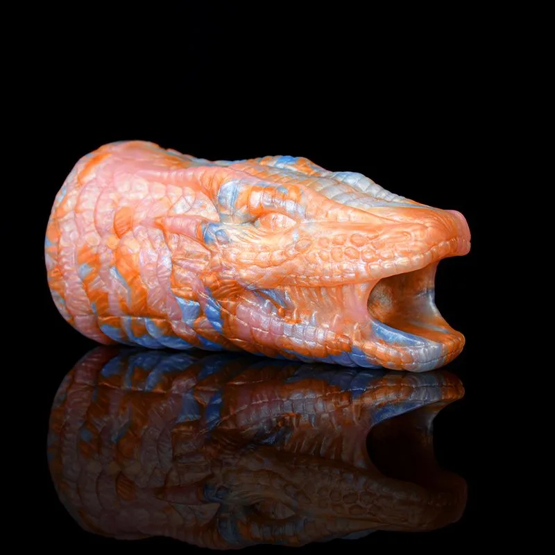 4.8 IN Dragon Head Penis Sheath Fantasy Cock Sleeve 4 4.8 IN Dragon Head Penis Sheath Fantasy Cock Sleeve 4