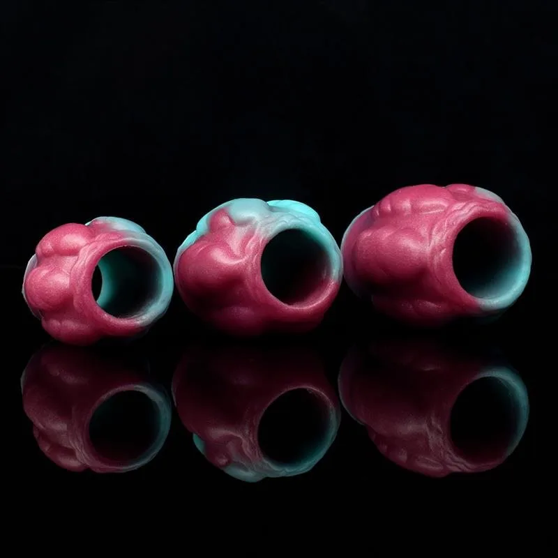 c4d3d798c0248e76 Silicone Knotted Men Penis Extension Penis Sleeve - Image 6