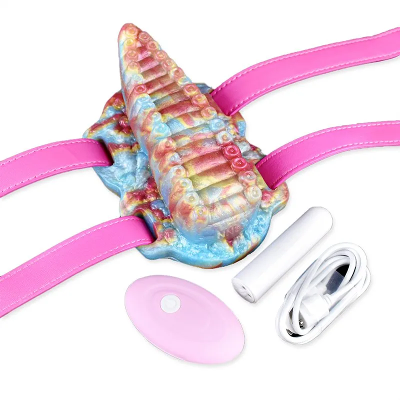 ccfeba6ae9771cb2 2023 Fantasy Silicone Vibrating Tentacle Grinder Strap On Hump toy