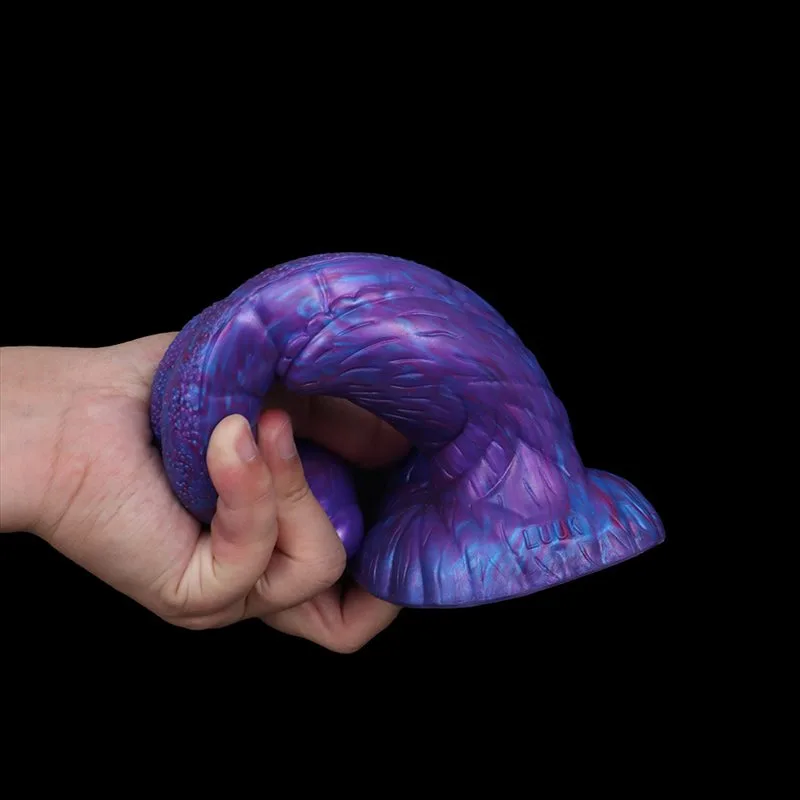 8 IN Purple Alligator Mouth Double Penetration Dildo 6 8 IN Purple Alligator Mouth Double Penetration Dildo 6