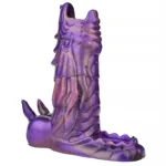 5.9 IN Dragon Cock Sleeve Silicone Exotic Penis Extension - Image 5