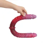 20.5 IN Extra Long Beaded Double Pleasure Dildo - Image 3
