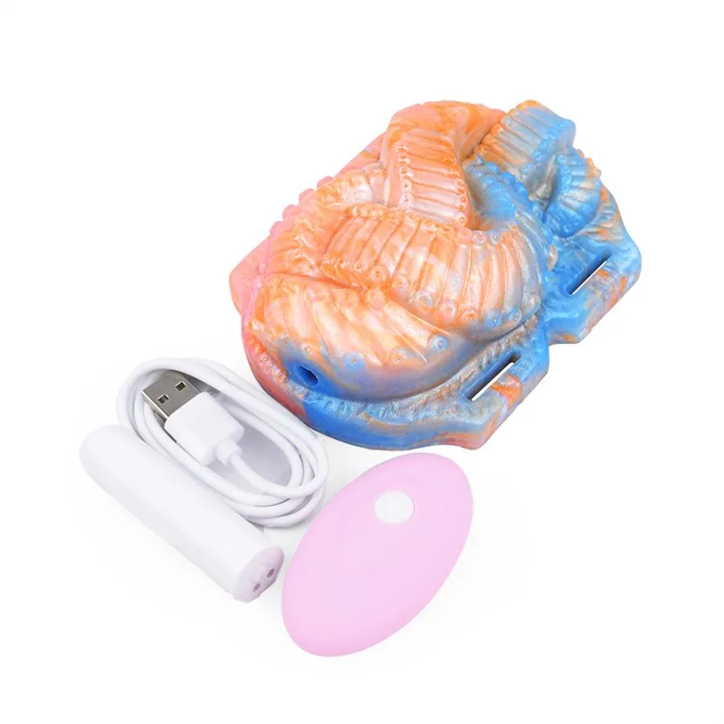 e0a254ae584e55a0 Fantasy Strap On Vibrating Tentacle Grinder Silicone Grinding Toy - Image 3