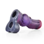 6.5 IN Horse Knot Cock Sleeve Purple Men Penis Extension - Image 6