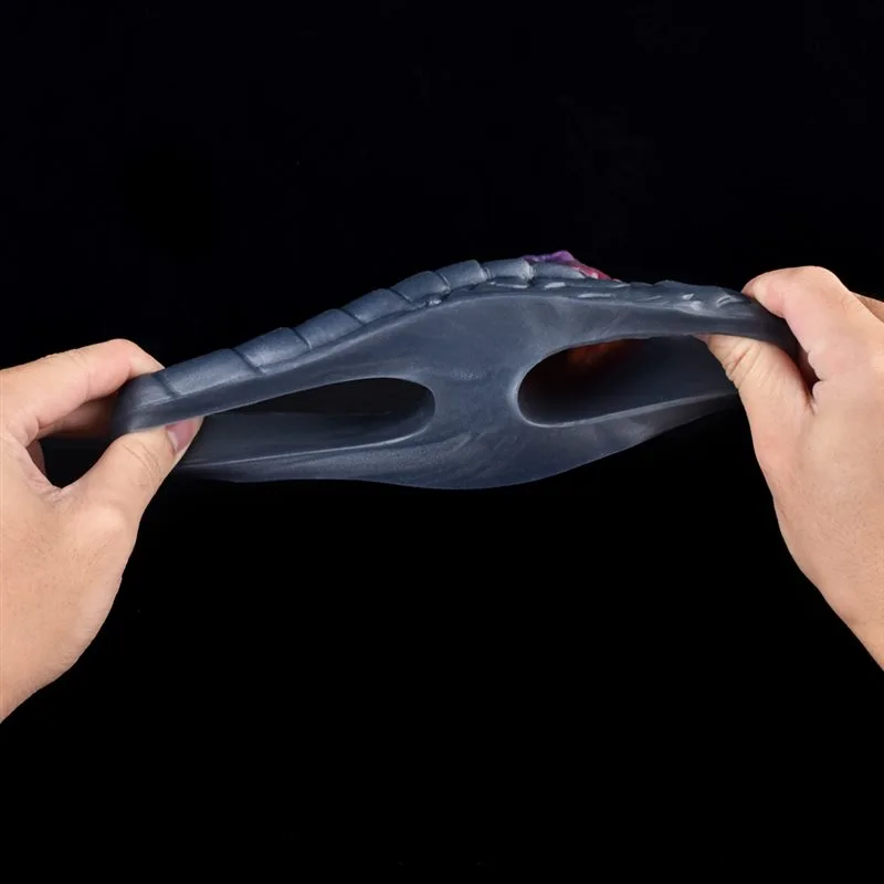 8 IN Purple Dragon Cock Sleeve Silicone Penis Sheath 10 8 IN Purple Dragon Cock Sleeve Silicone Penis Sheath 10