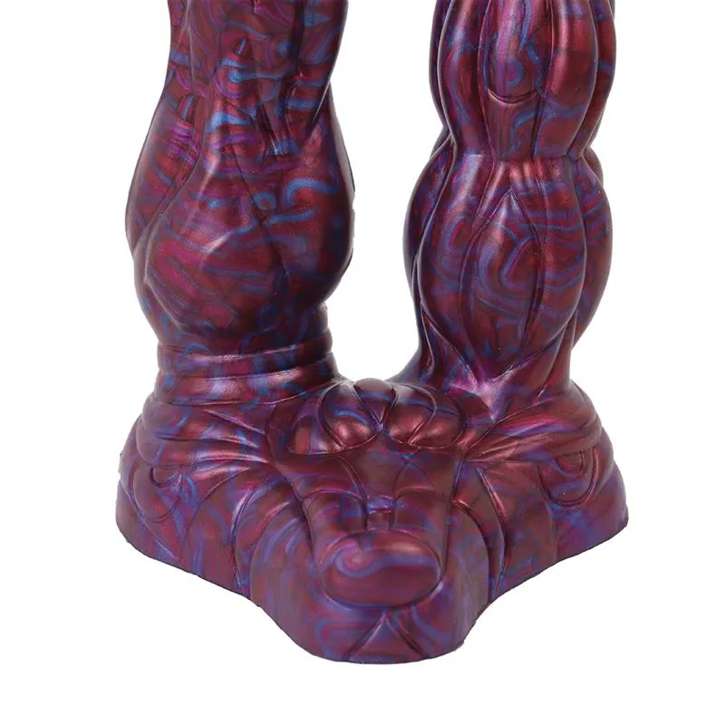 f29f7413aea57662 8 IN Fantasy Silicone Double-Headed Alien Dildo - Image 5