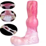 Open Tip Silicone Fantasy Knot Penis Extender Sleeve - Image 4