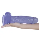 10.5 IN Long Thick Blue PVC Suction Cup Dildo - Image 5
