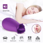 Double Headed Tulip Flower Vibrator Women Oral Sex Toy - Image 8