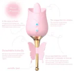 Rose Women Toy Clitoris Nipple Sucking Vibrator - Image 14