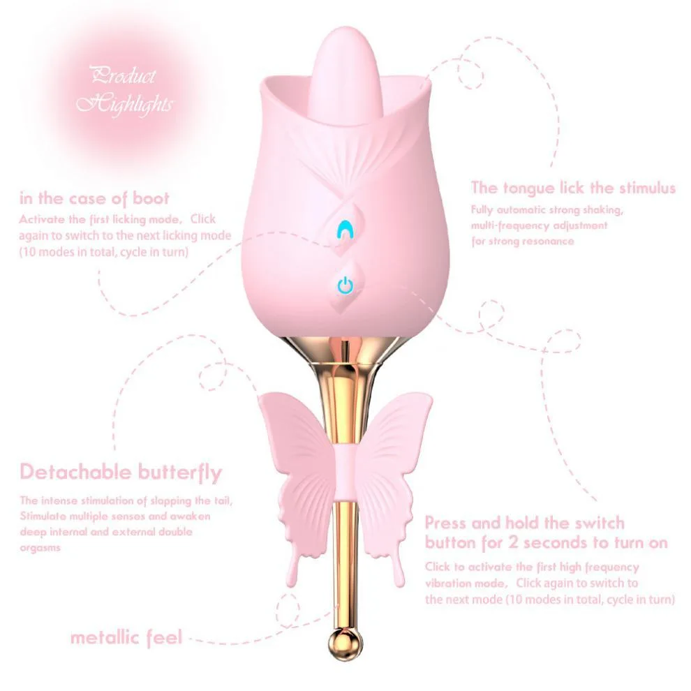09c6d47c1dd477ab Rose Women Toy Clitoris Nipple Sucking Vibrator - Image 14