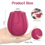 10 Suction Rose Sucking Vibrator - Image 7