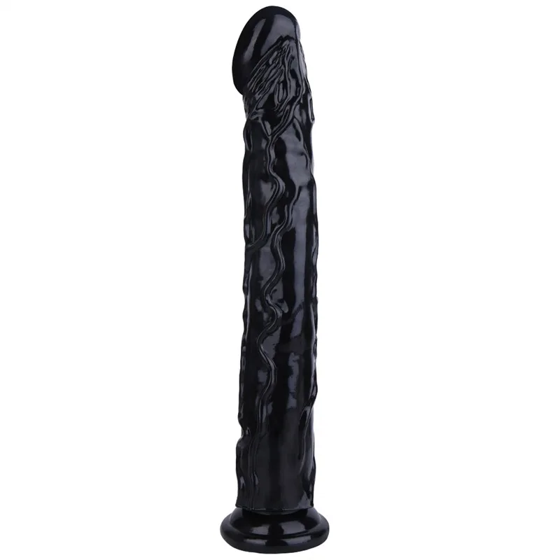 0aa7d874c8c8cbba 13 IN Long Realistic Textured PVC Dildo - Image 5