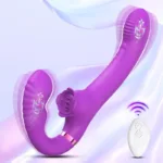 Remote Control Strapless Strap on Dildo Vibrator - Image 3