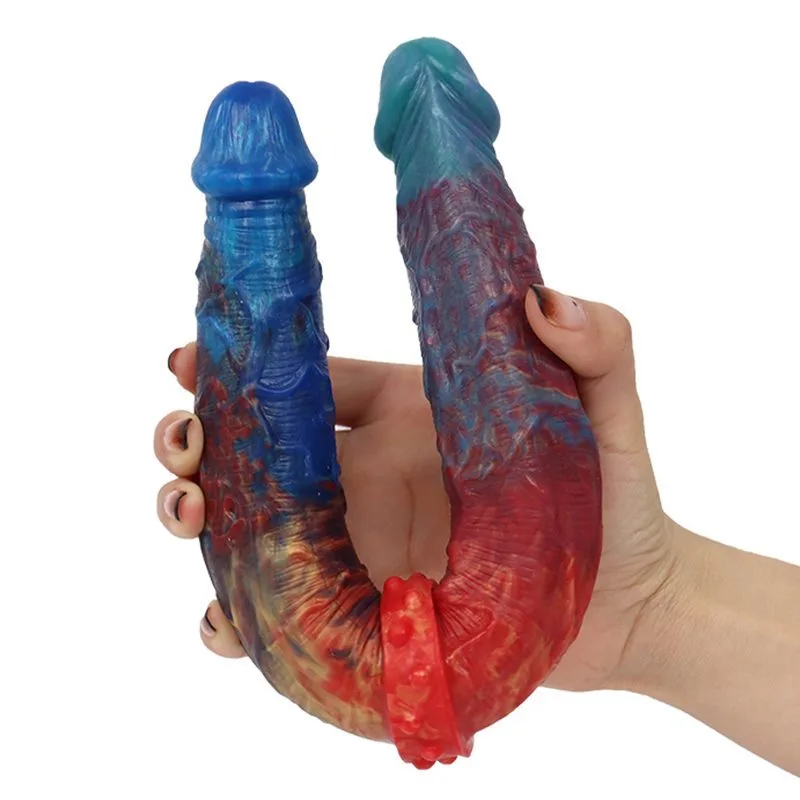 0ddab8e1c8690a3a 13 IN Soft Fantasy Double Penetrating Dildo - Image 2