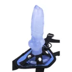 8 IN Dog Knot Dildo Deluxe Glitter Strap-On Harness Kit - Image 2