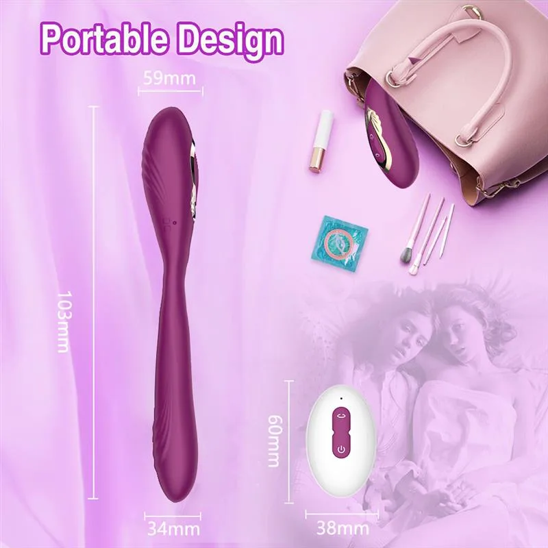 13a4bf284938ff41 Remote Control Double Stimulation Couple Vibrator - Image 6