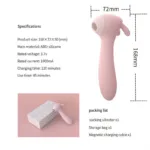 Women Sucking Clitoris Stimulation Heating Vibrator - Image 4