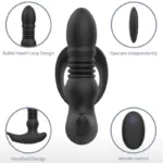Vibrating and Thrusting Anal Vibrator Prostate Massager for Men - Image 4