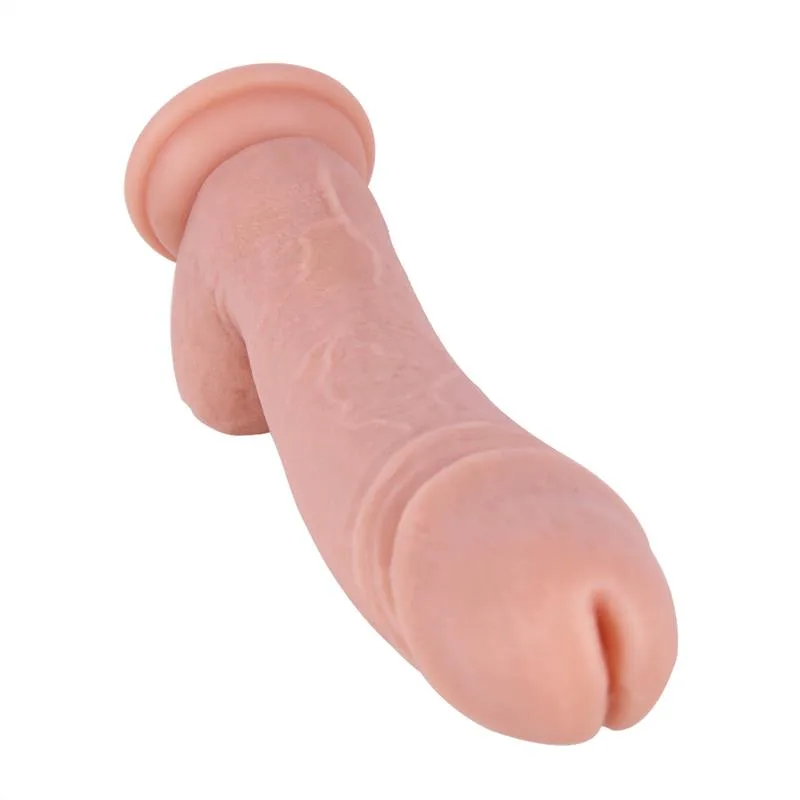 1784adedc1312448 8 IN Lifelike Silicone Dildo Strap On Harness Set - Image 7