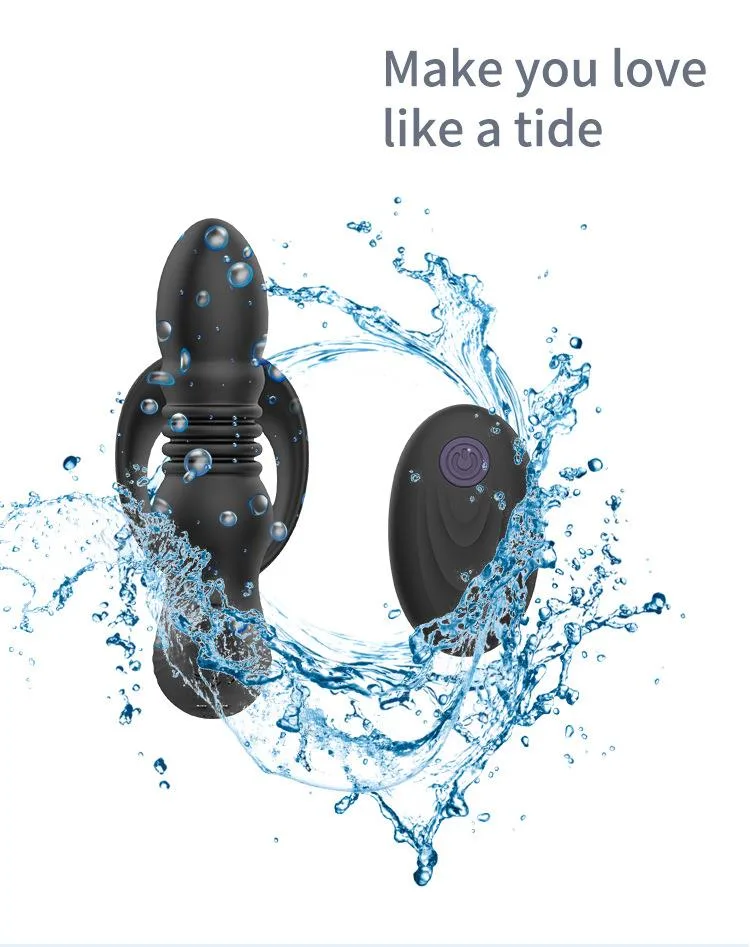 Vibrating and Thrusting Anal Vibrator Prostate Massager for Men 6 Vibrating and Thrusting Anal Vibrator Prostate Massager for Men 6