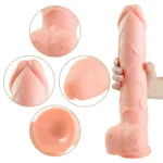 13 IN Long Thick Realistic Penis Shape PVC Dildo - Image 5