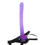 16 IN Extra Long Thin Lesbian Strap-On Dildo Harness Set - Image 3