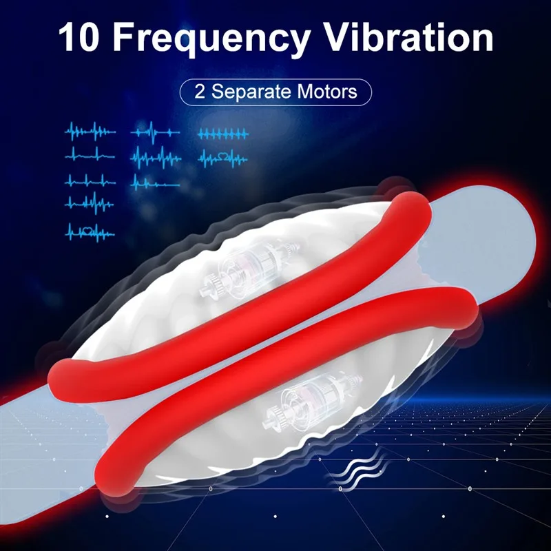 Rechargeable 10 Frequency Vibration Men Penis Trainer 2 Rechargeable 10 Frequency Vibration Men Penis Trainer 2