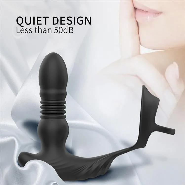 Vibrating and Thrusting Anal Vibrator Prostate Massager for Men 2 Vibrating and Thrusting Anal Vibrator Prostate Massager for Men 2