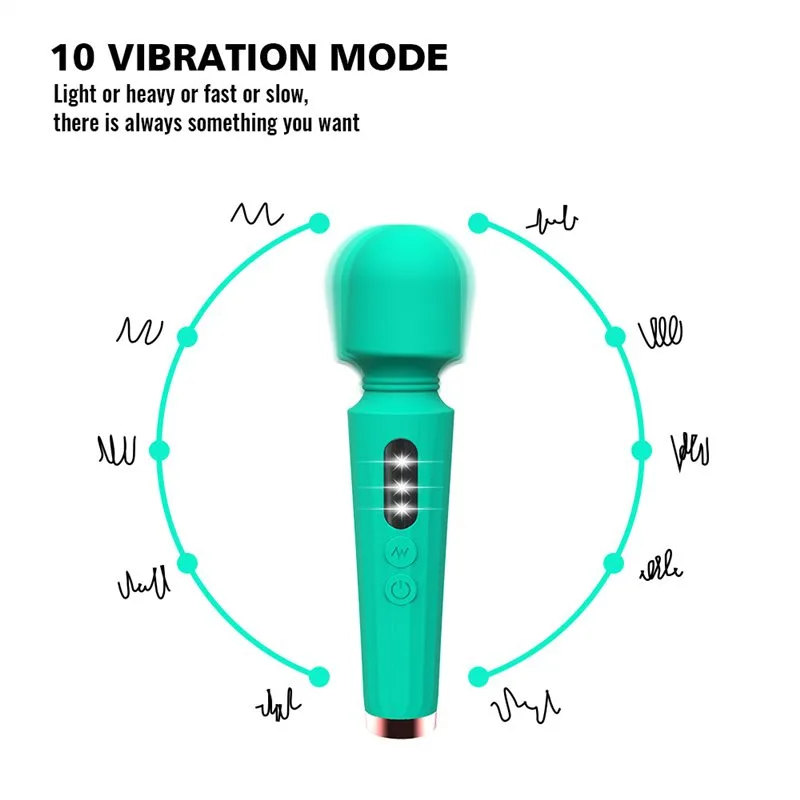 Cordless Powerful Personal Wand Vibration Massager 3 Cordless Powerful Personal Wand Vibration Massager 3