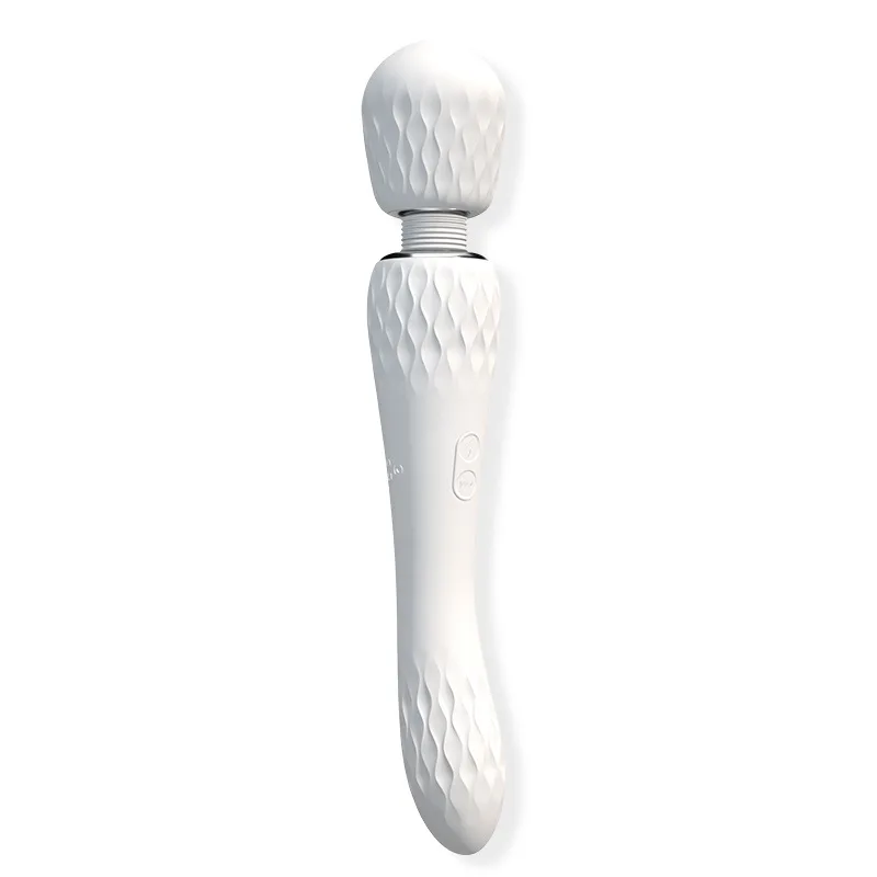 2b57078168d18bba White Two Headed Magic Wand Massager