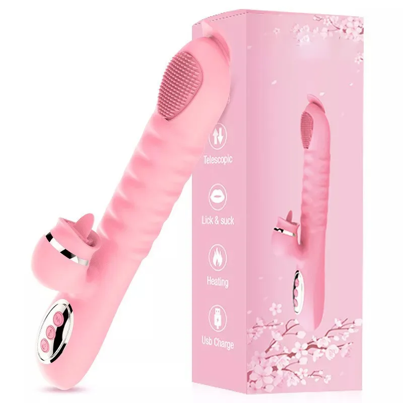 Heated Thrusting Vibrator Tongue Licking G-Spot Stimulator 1 Heated Thrusting Vibrator Tongue Licking G-Spot Stimulator 1