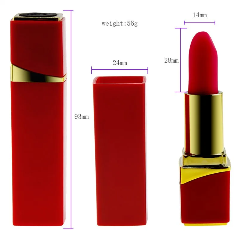 2fa3c921d8cb7e05 USB Charging 10 Vibration Lipstick Vibrator - Image 4