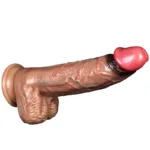 7.5/9 IN Most Realistic Silicone Dildo with Vivid Blue Veins - Image 5