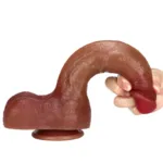 10 IN Large Real Skin Soft Silicone Dildo - Image 8