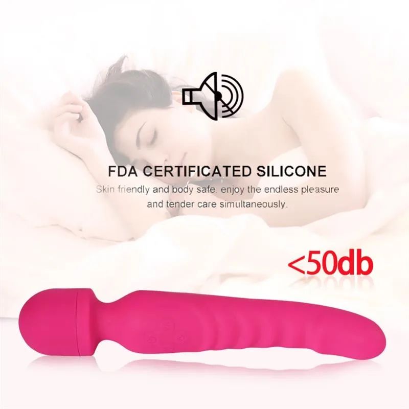 Heating Vibrator Double-Headed Wand Massager 8 Heating Vibrator Double-Headed Wand Massager 8