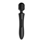 Rechargeable Big Black Wand Massager for Women